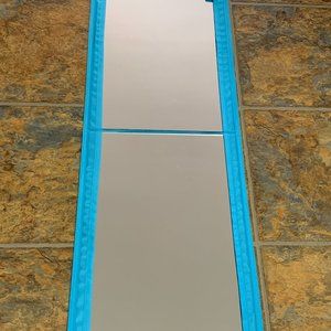Blue Foldable Travel Mirror